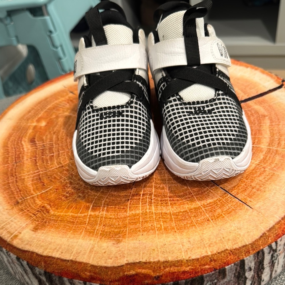 Kids Black and White Sneakers